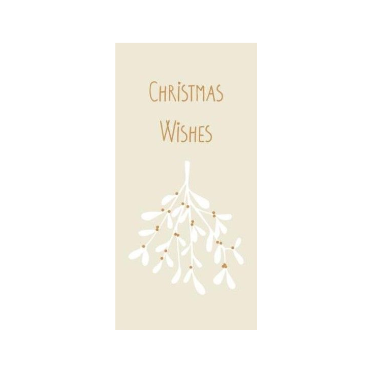 Serviettes en papier - Mistletoe Christmas Wishes - 16 pces - 95983-00