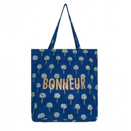 Tote Bag - Bonheur - Rani - Bleu nuit