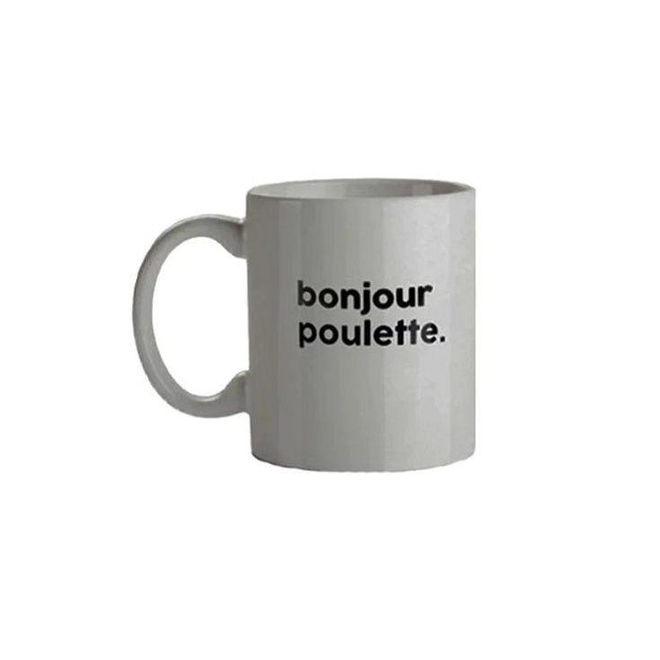 Tasse Bonjour poulette