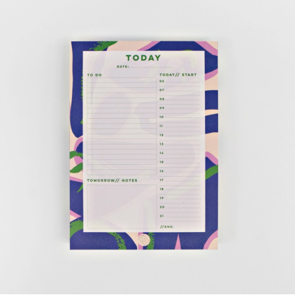 Agenda Abstract A6 2023-2024 - Beige - Rose Avril