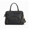 Sac Cabas Macy multipoche A4 - Noir grainé