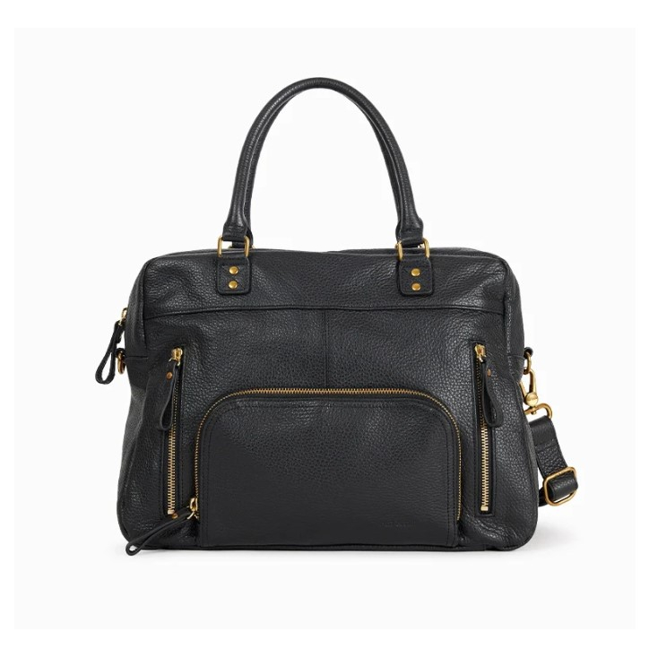 Sac Cabas Macy multipoche A4 - Noir grainé