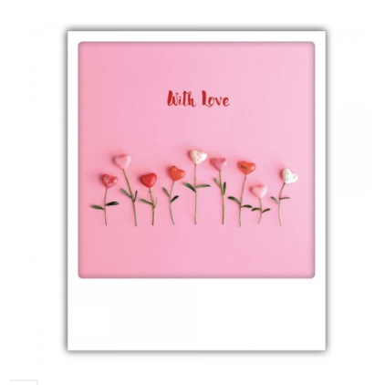 Carte postale Love flowers ZG0297EN
