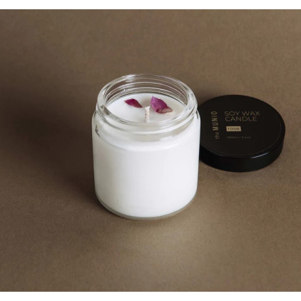 So wax candle- 100ml - Rose