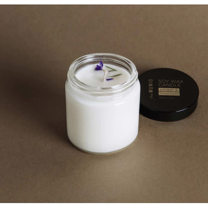 So wax candle- 100ml - Juniper and limonium