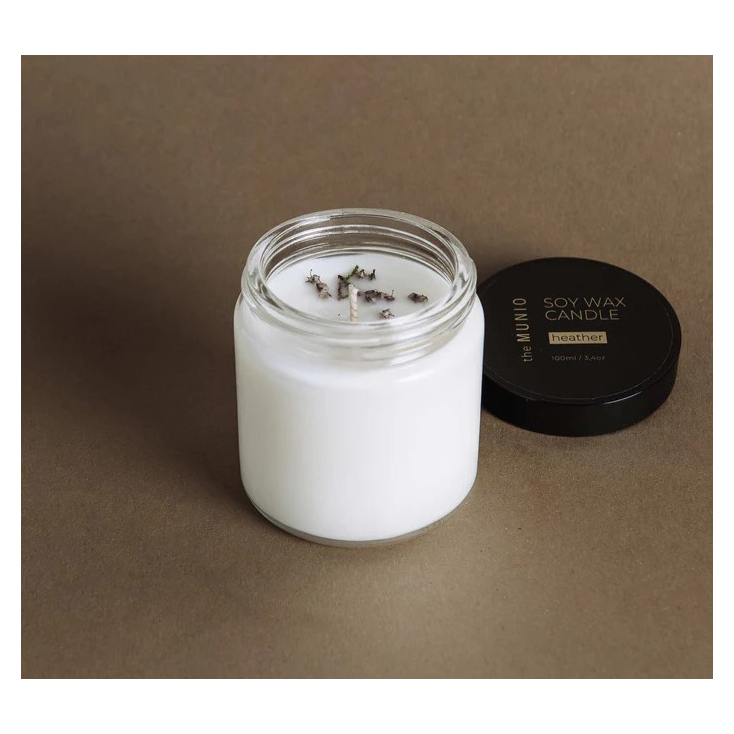 So wax candle- 100ml - Heather