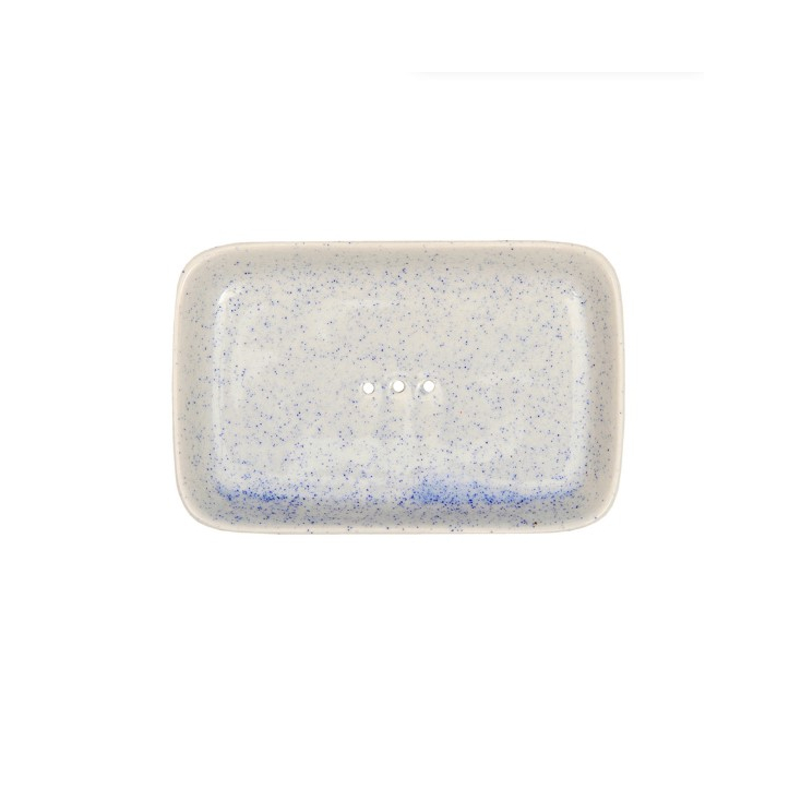 Soap Dish - rustic - blanc - POR312