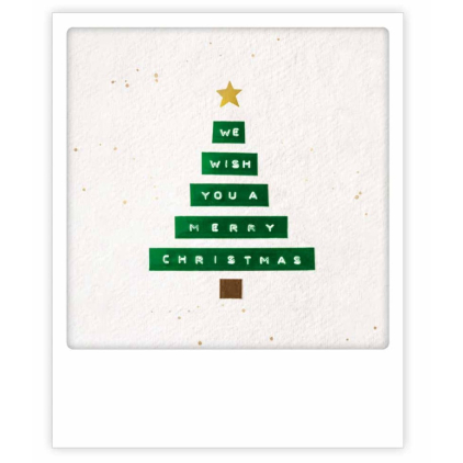 Carte postale Label Christmas Tree XM0328EN