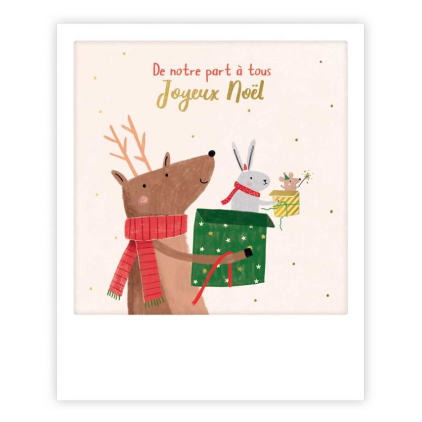 Mini carte - Joyeux Noël présents XMP0235FR