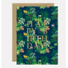 Carte A6 avec enveloppe - Gold Happy Bday Croco Wild