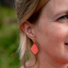 Boucles d'oreilles - woods - 5 - rose