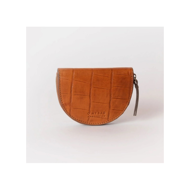 Porte-monnaie Laura - Cognac Croco Leather