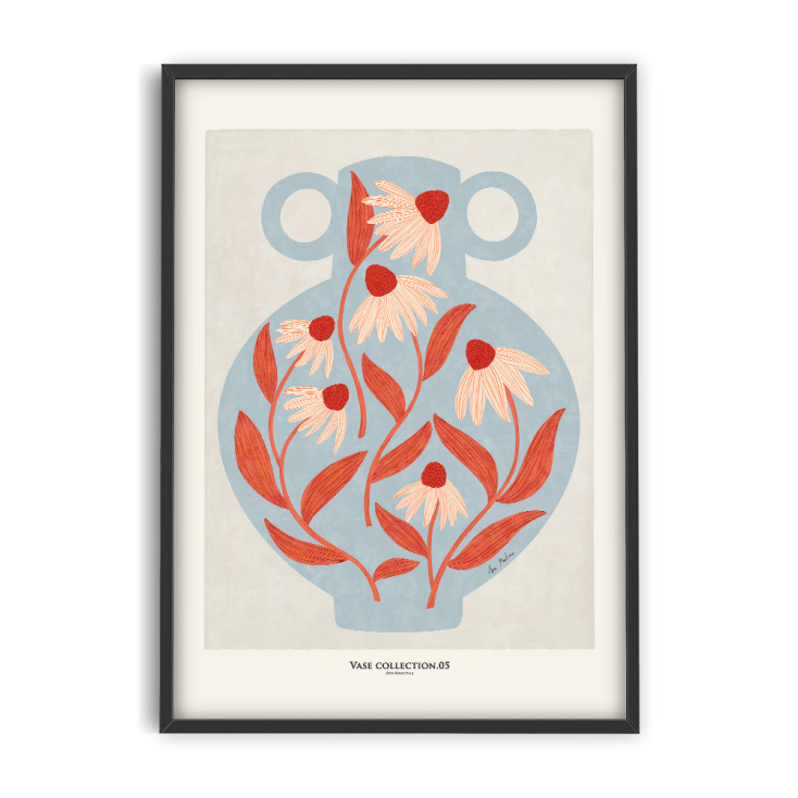 Poster 30 x 40 cm - Ana Martínez - Vase collection II