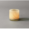 Lyric candle holder small - warm grey