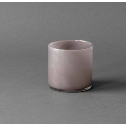 Lyric candle holder small - purple grey