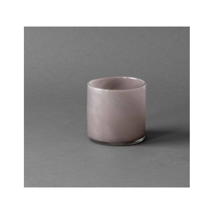 Lyric candle holder small - purple grey