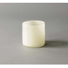 Lyric candle holder small - linen