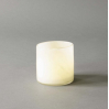 Lyric candle holder small- linen