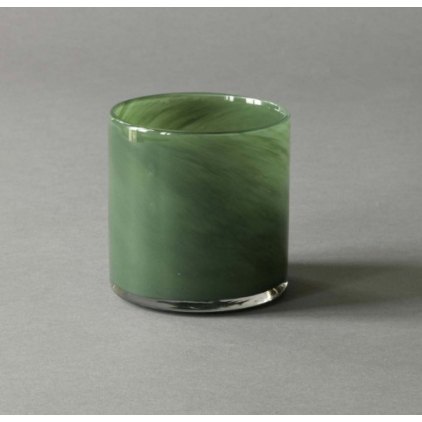 Lyric candle holder small - dark green