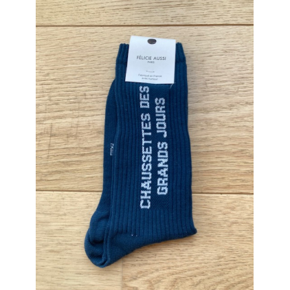 Chaussettes - Des grands jours - bleu 40/45