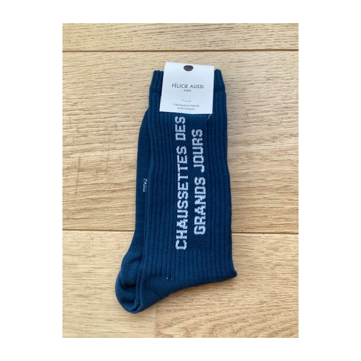 Chaussettes - Des grands jours - bleu 40/45