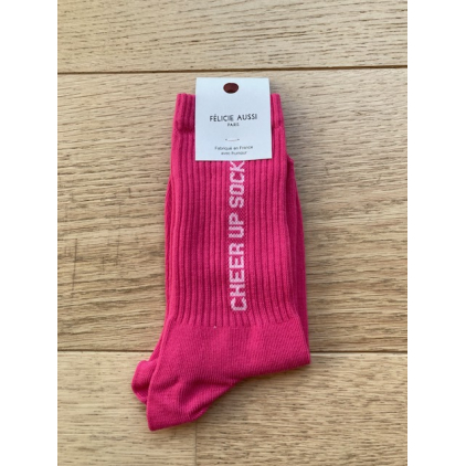 Chaussettes - Cheer up - rose fuchsia 36/40