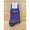 Chaussettes - Bichette - violet chiné - 36/40