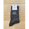 Chaussettes - Casse couille - noir paillettes 36/40