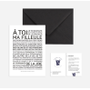 Carte avec enveloppe - A toi ma filleule