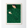 Poster - Sofia Lind - Coffee alone at place de Clichy - 50x70cm