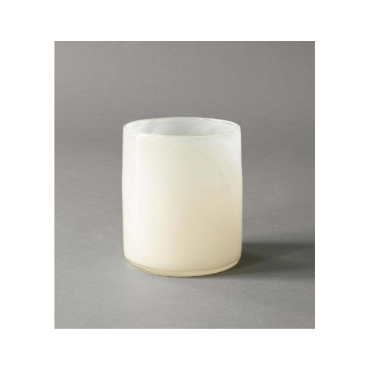 Lyric candle holder medium- linen