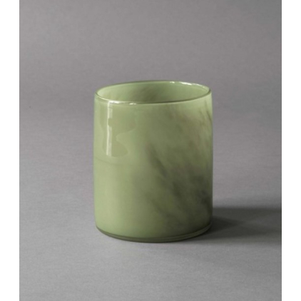 Lyric candle holder medium- olive green