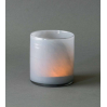 Lyric candle holder medium- dusty blue