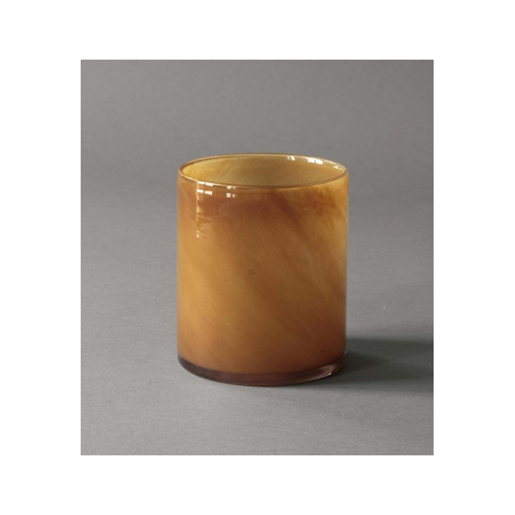 Lyric candle holder medium- brown