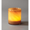 Lyric candle holder large - brown