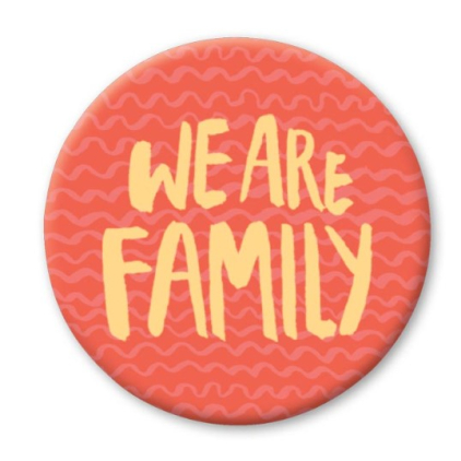 Petit magnet - We are family - MSQ0408EN