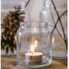 Vase en verre petit - sapins