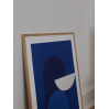 Poster - Alexandra Papadimouli - Abstract blue - 30x40cm