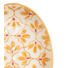 Soap Dish - floral jaune- POR618