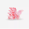 Pince à cheveux - Barrette - papillon -rosa rouge