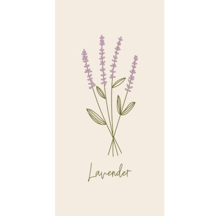 Serviettes en papier - Lavender - 16 pces - 95961-00