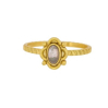 Ring size 52 heritage oval labradorite gold plated 4098-GB-2-52