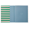 Notebook - Uma - Flat lay - Medium - Green & Rose