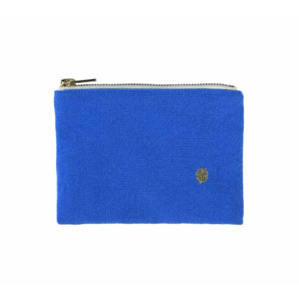 Pouch S  déperlante - Bleu Mécano