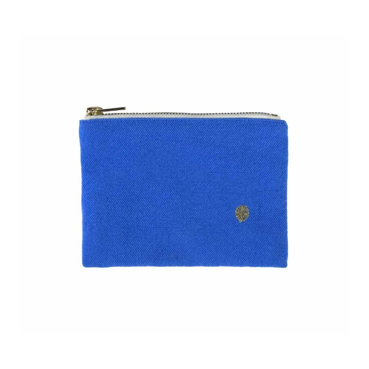 Pouch S  déperlante - Bleu Mécano