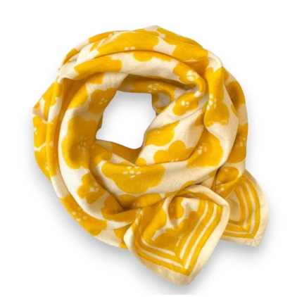 BIG Foulard Latika - Coeur - Macaron