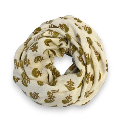 Foulard en laine Anisha - Florets - Organic