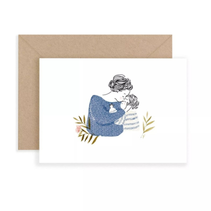 Carte avec enveloppe - Tendrement Garçon