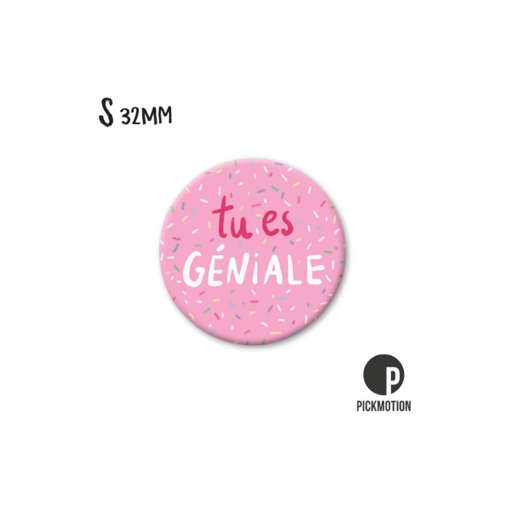 Petit magnet - Tu es géniale - MSQ0447FR