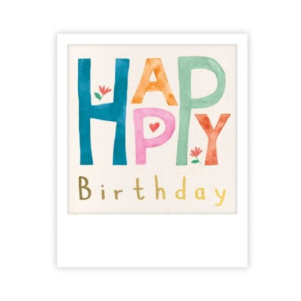 Mini carte - happy happy birthday - MP0892EN